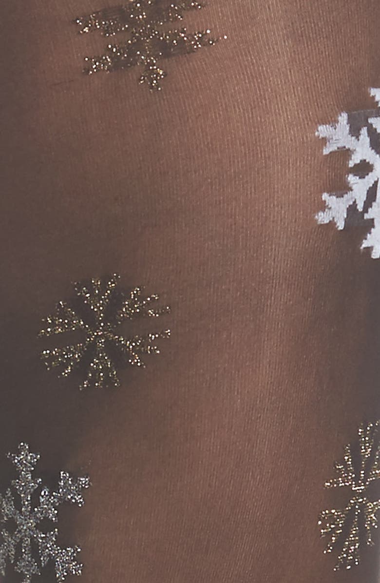 Pretty Polly Snowflake Tights, Alternate, color,
