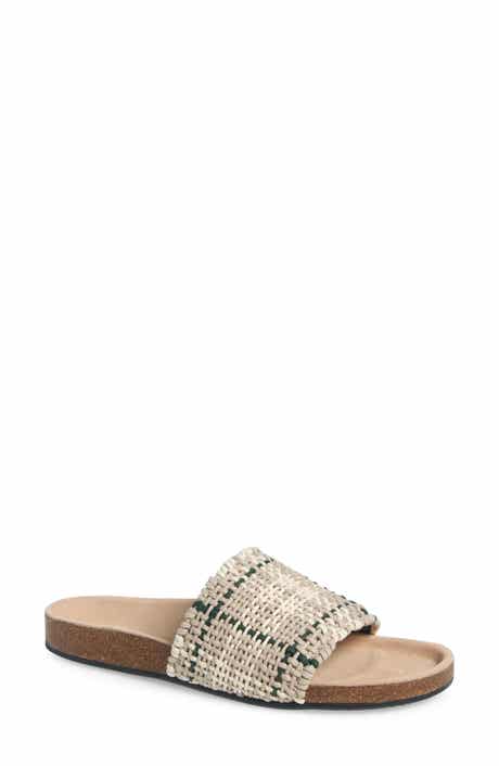 JW Anderson Woven Check Slide Sandal