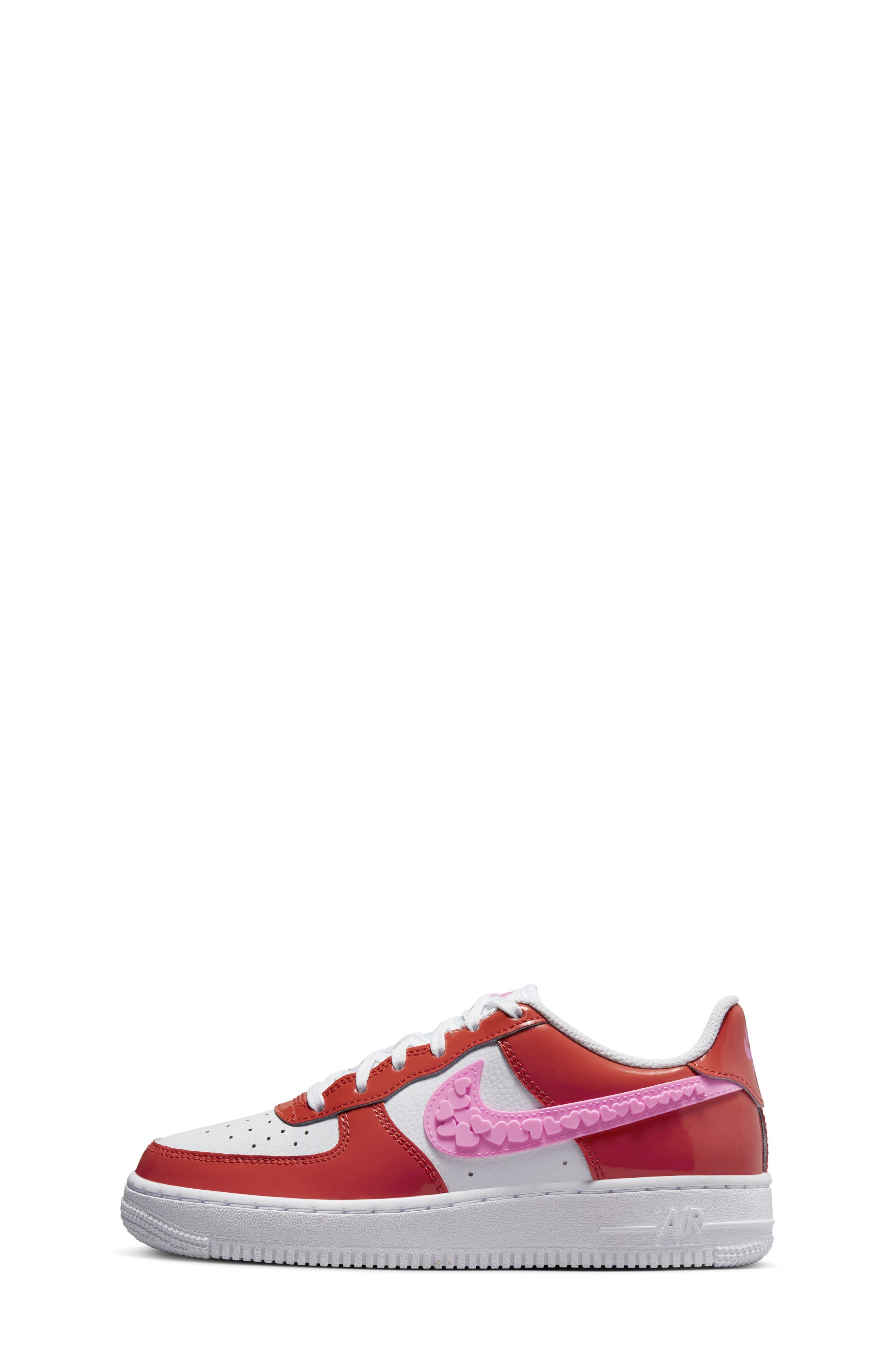 Nike Air Force 1 LV8 3D Hearts Basketball Sneaker, Alternate, color, 