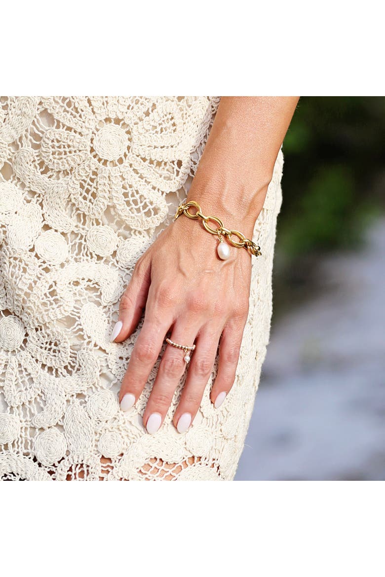 Coraline Bracelet, Alternate, color, Gold