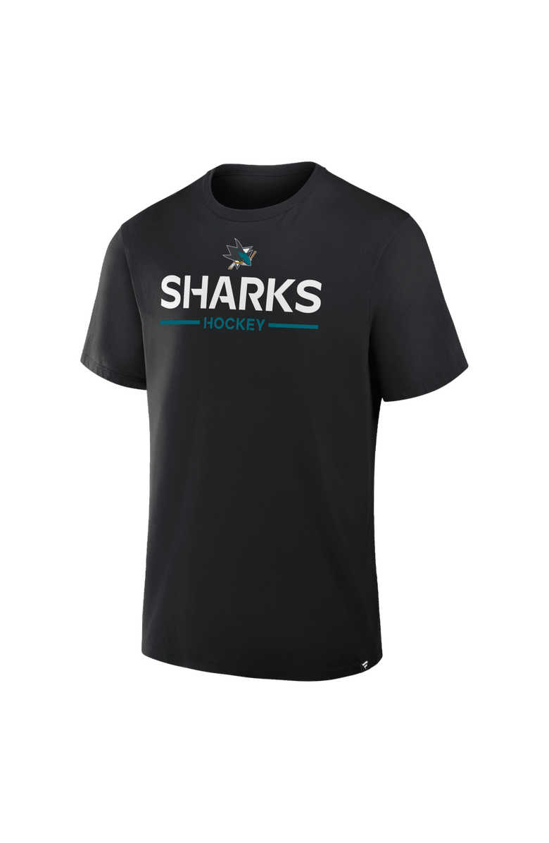 FANATICS Men
s Fanatics Black San Jose Sharks Authentic Pro Primary T-Shirt, Alternate, color, Black