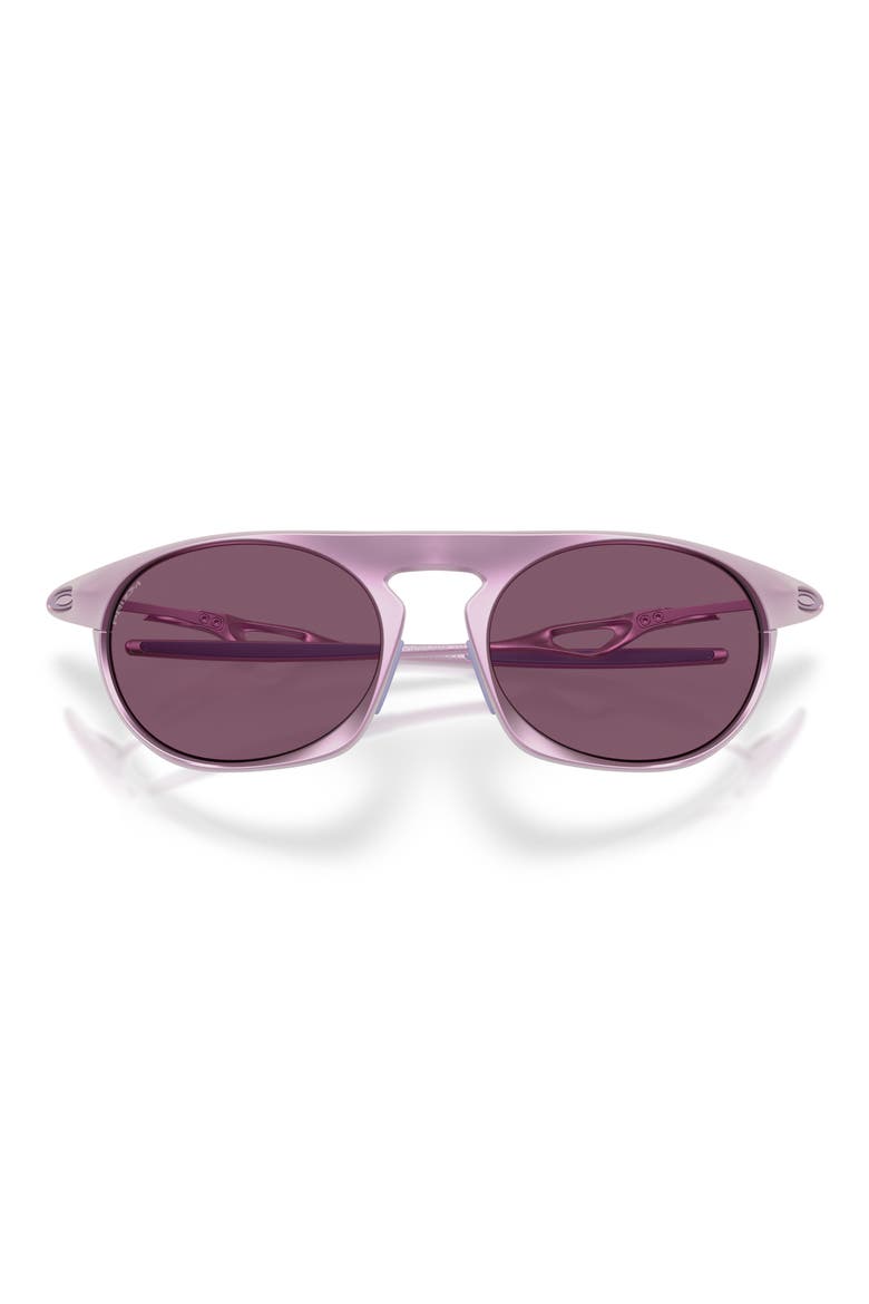Neo Jacket 58mm Prizm™ Oval Sunglasses, Alternate, color, MATTE LAVENDER / PRIZM INDIGO