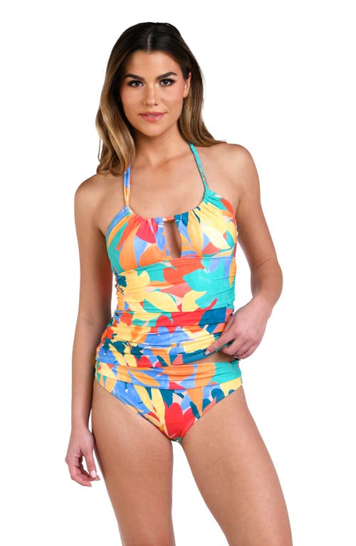 La Blanca Fantasy Resort Bandeau Bikini Top In Multi