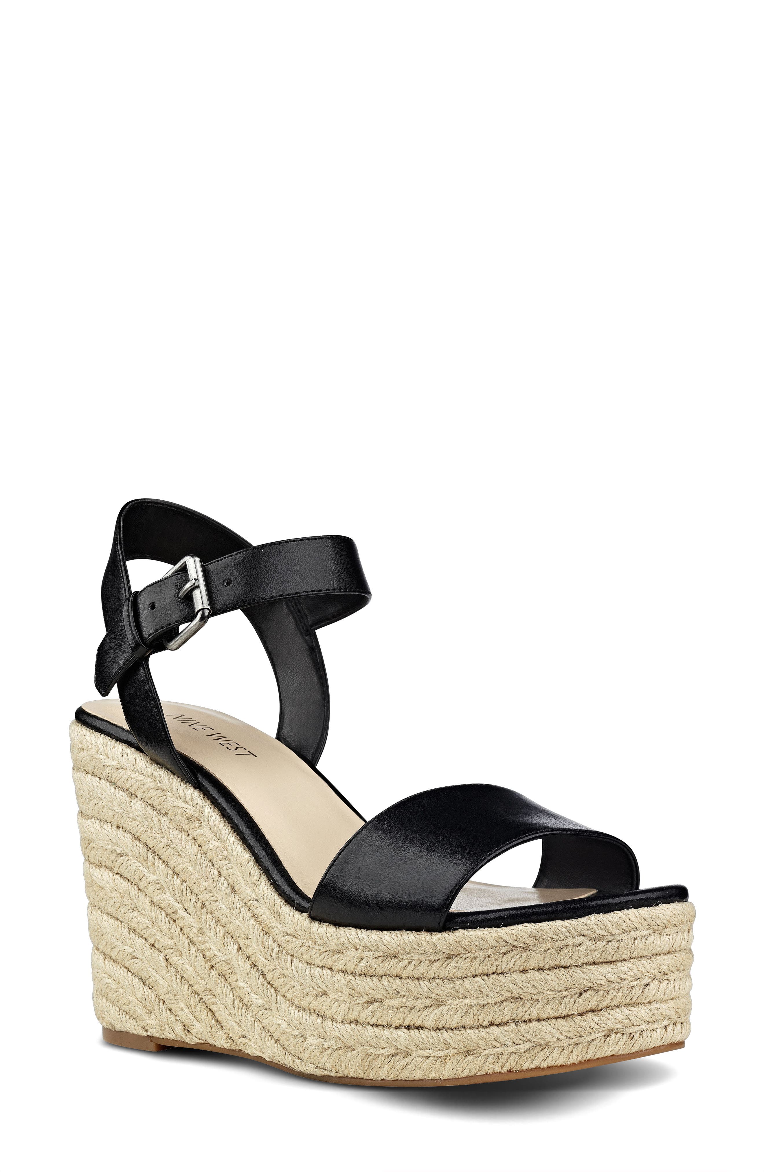 Nine West Do It Right Platform Wedge Sandal, Main, color, 