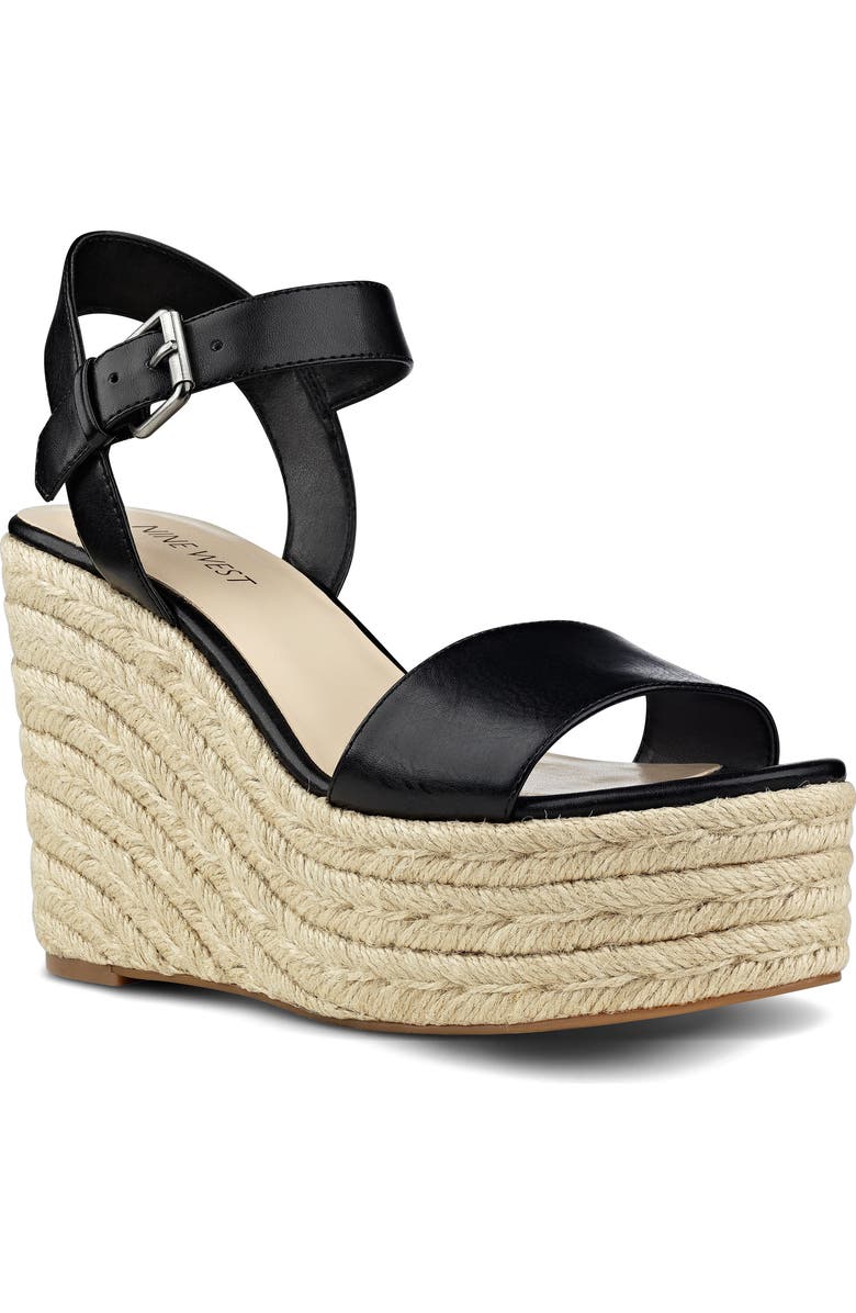 Nine West Do It Right Platform Wedge Sandal, Main, color,