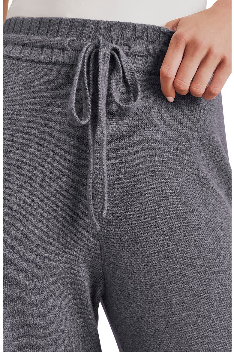 Haven Tie Waist Sweater Pants, Alternate, color, ASH NAVY