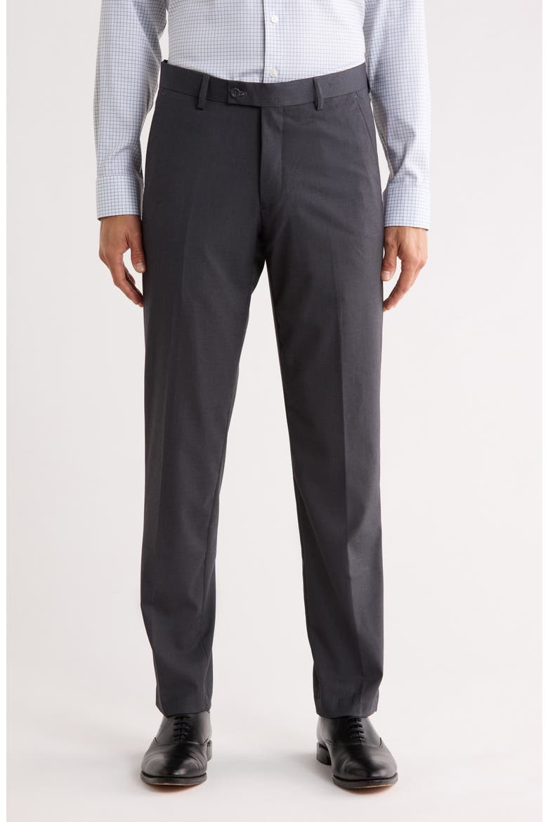 Slim Fit Stretch Dress Pants, Main, color, CHARCOAL