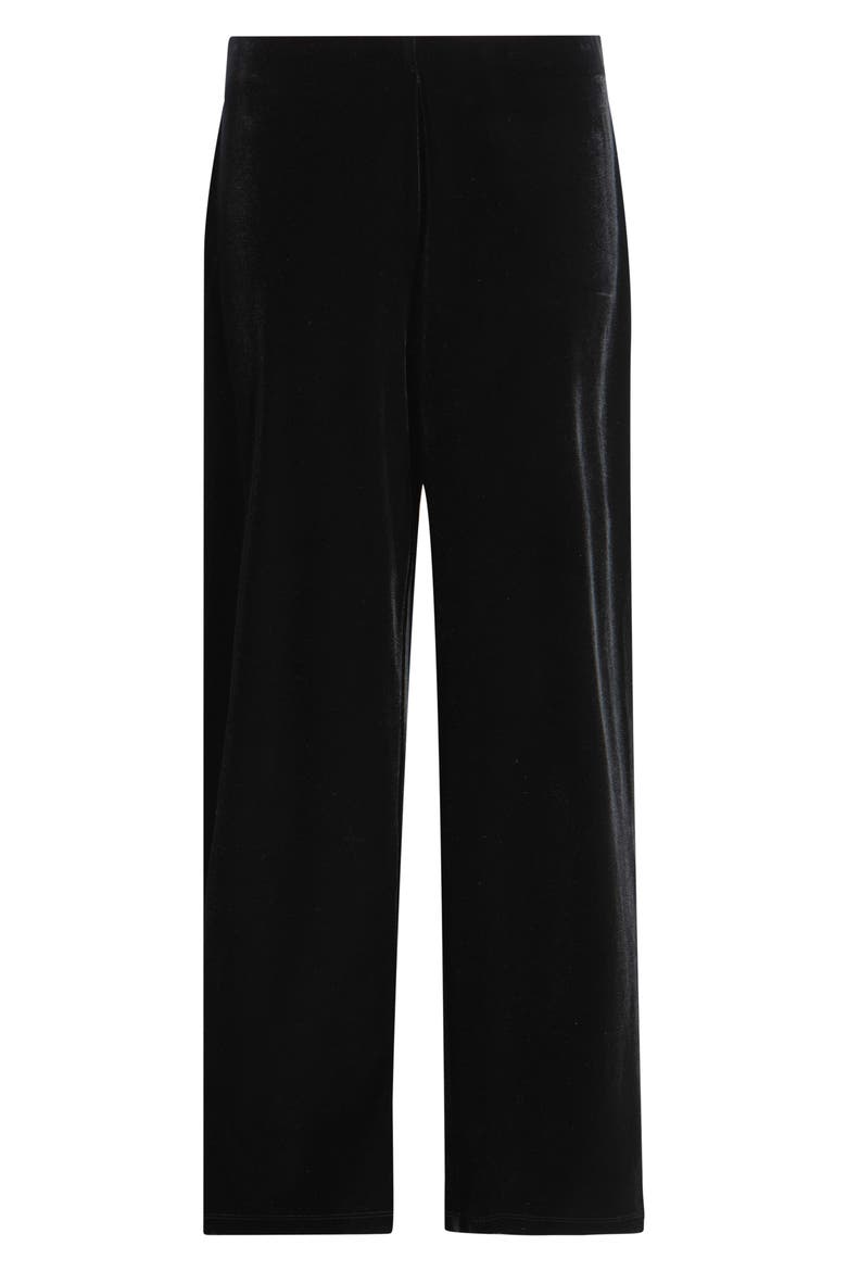 Pull-On Wide Leg Pants, Alternate, color, ANNE BLACK