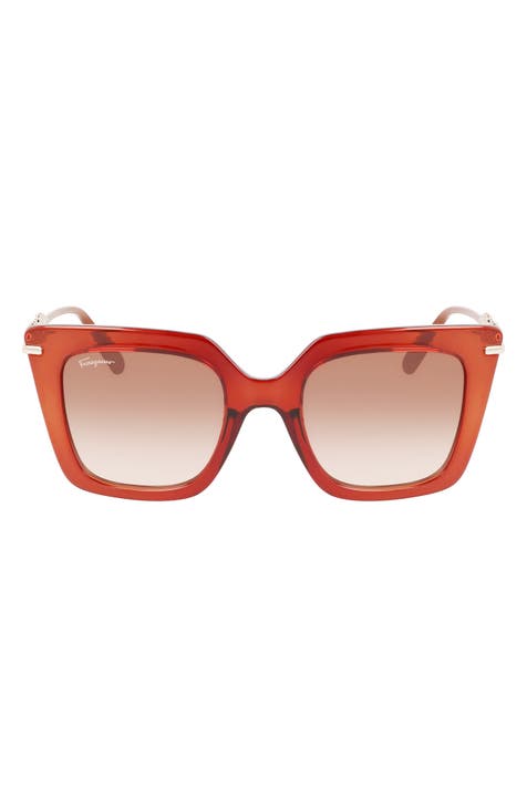 Gancini 51mm Rectangular Sunglasses