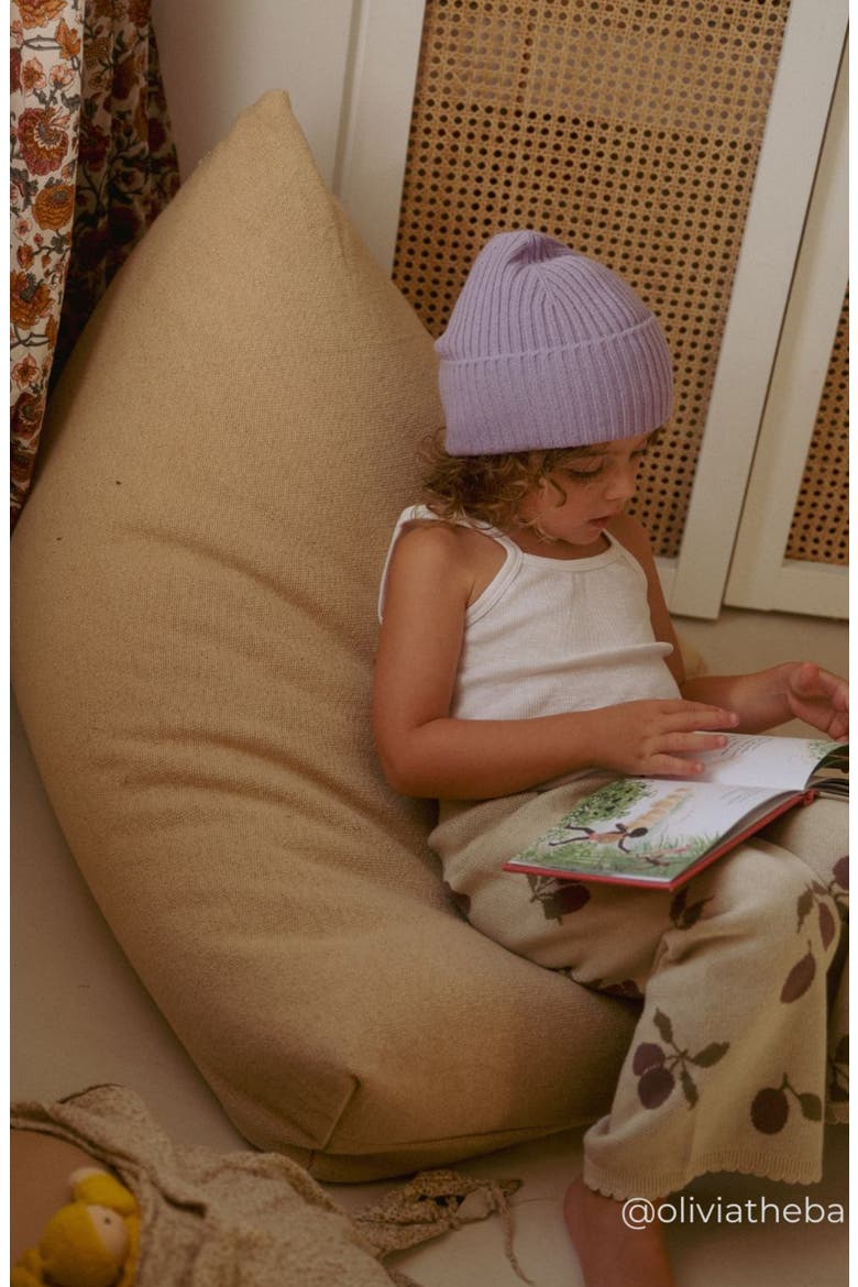 Cleo Pouf, Alternate, color, LIGHT HONEY