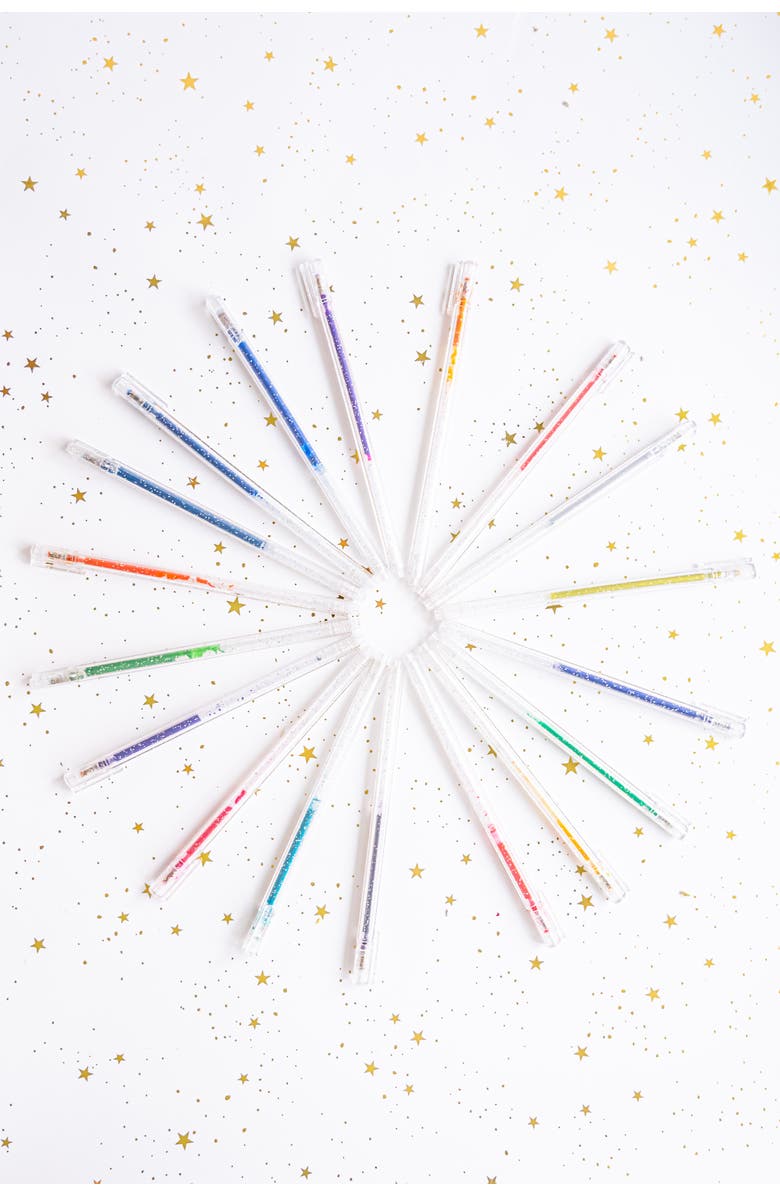 A Brighter Year Color The Cosmos Glitter Gel Pens, Alternate, color, Multicolor
