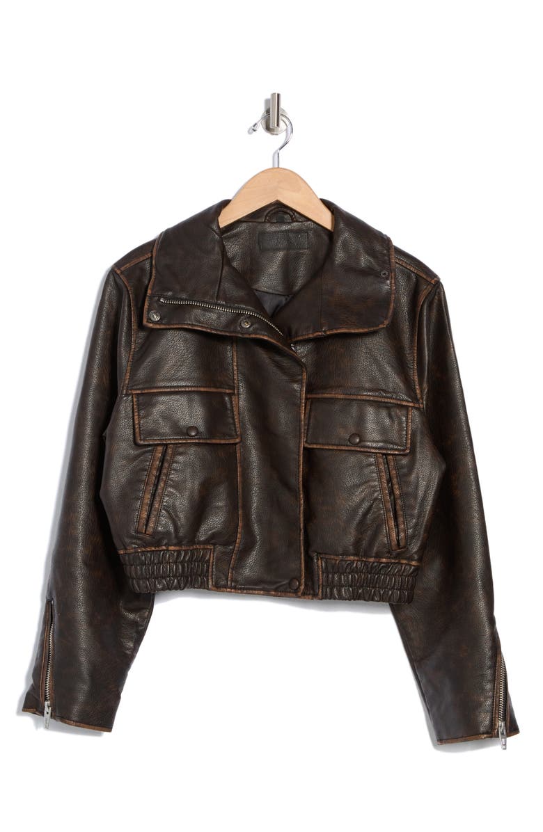 BLANKNYC Faux Leather Jacket, Alternate, color, 