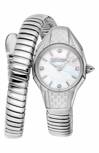 Vivace Snake Wraparound Bracelet Watch, 22.5mm x 33mm