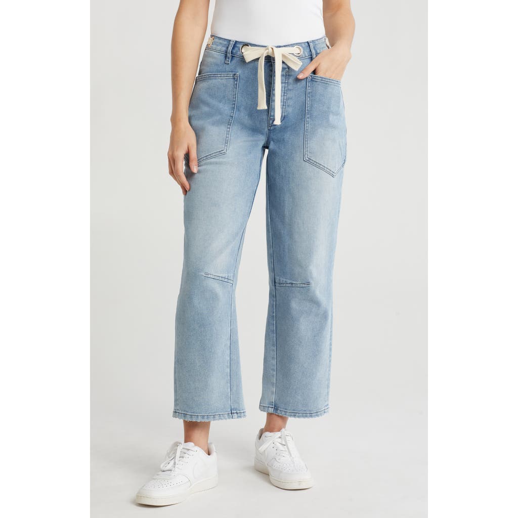 Vigoss Baggy Porkchop Pocket Ankle Crop Jeans