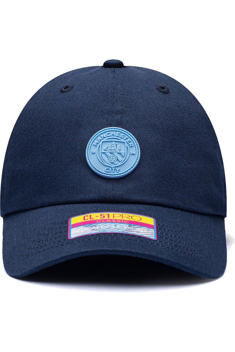 Men's Navy Manchester City Casuals Adjustable Hat, Alternate, color, Navy