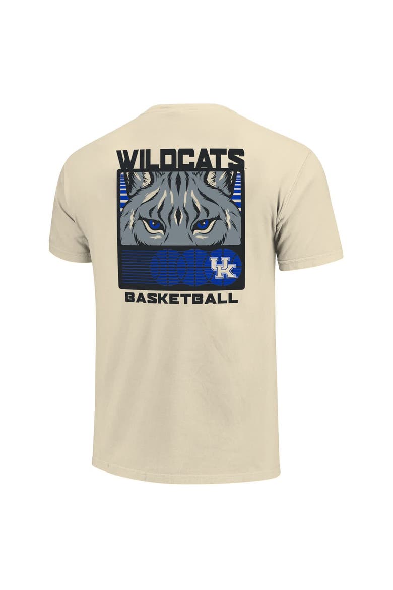 Men's  Cream Kentucky Wildcats Basketball Staredown Comfort Colors, Alternate, color, Cream