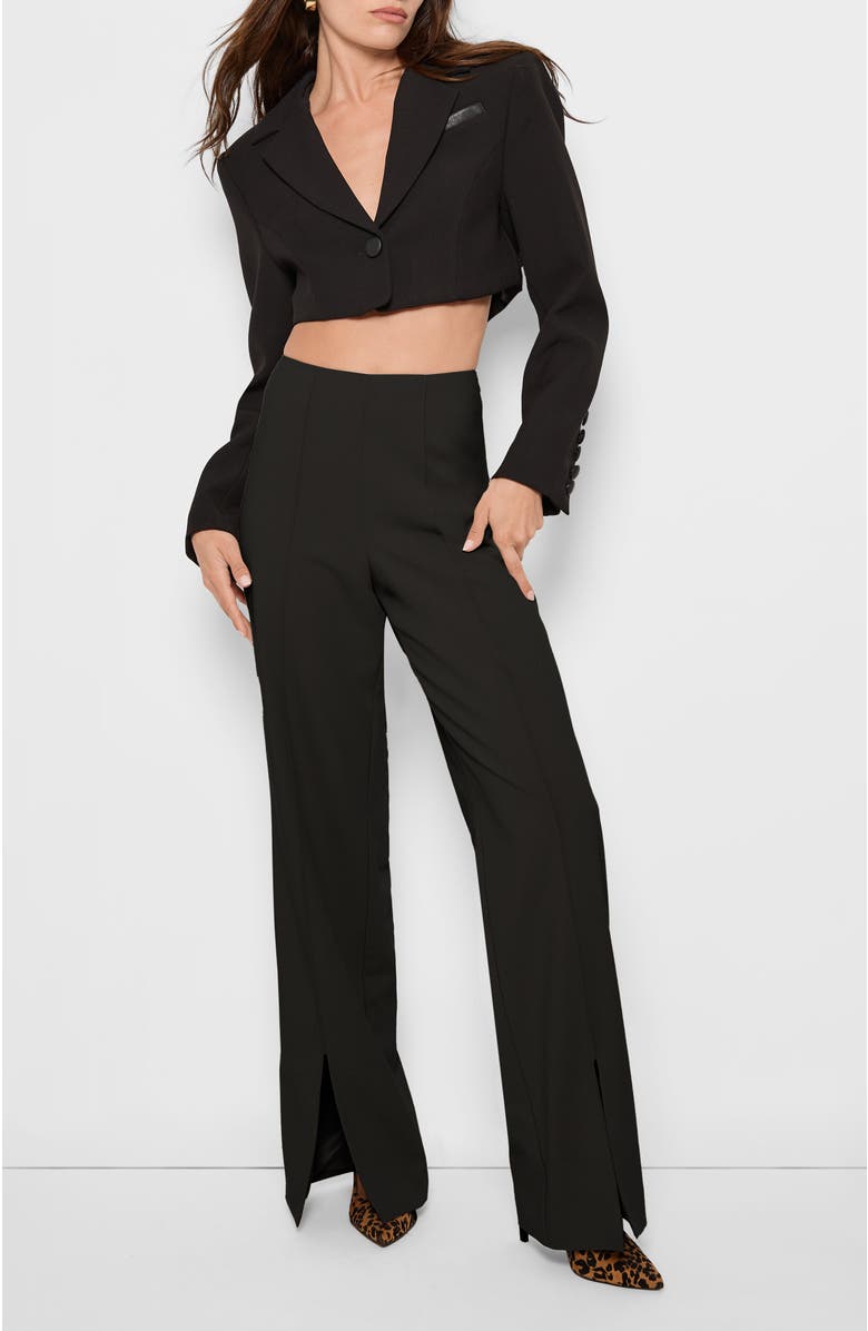 AS by DF Felice Straight Leg Trousers, Main, color, Black
