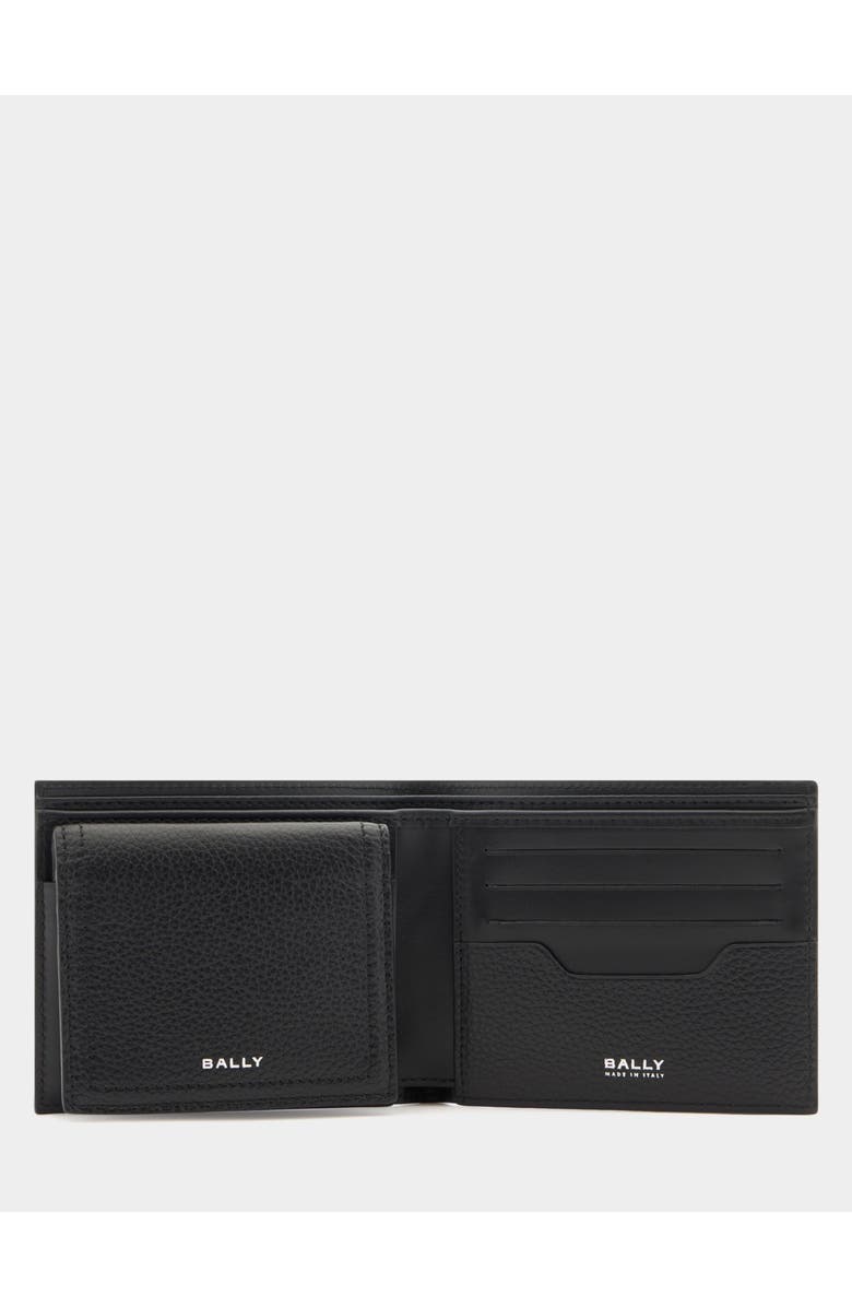 Bally Capitol Wallet in Leather, Alternate, color, Black+Palladio
