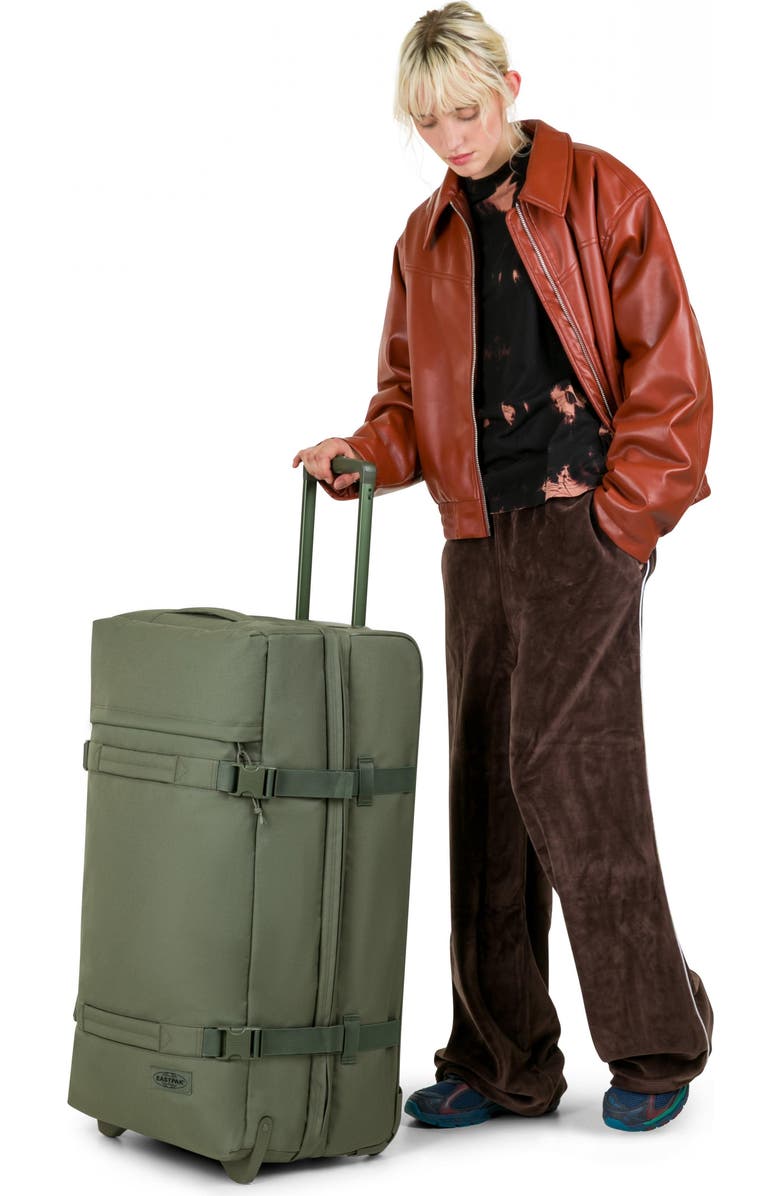 Eastpak Transit'r L Monotone Luggage, Alternate, color, Khaki