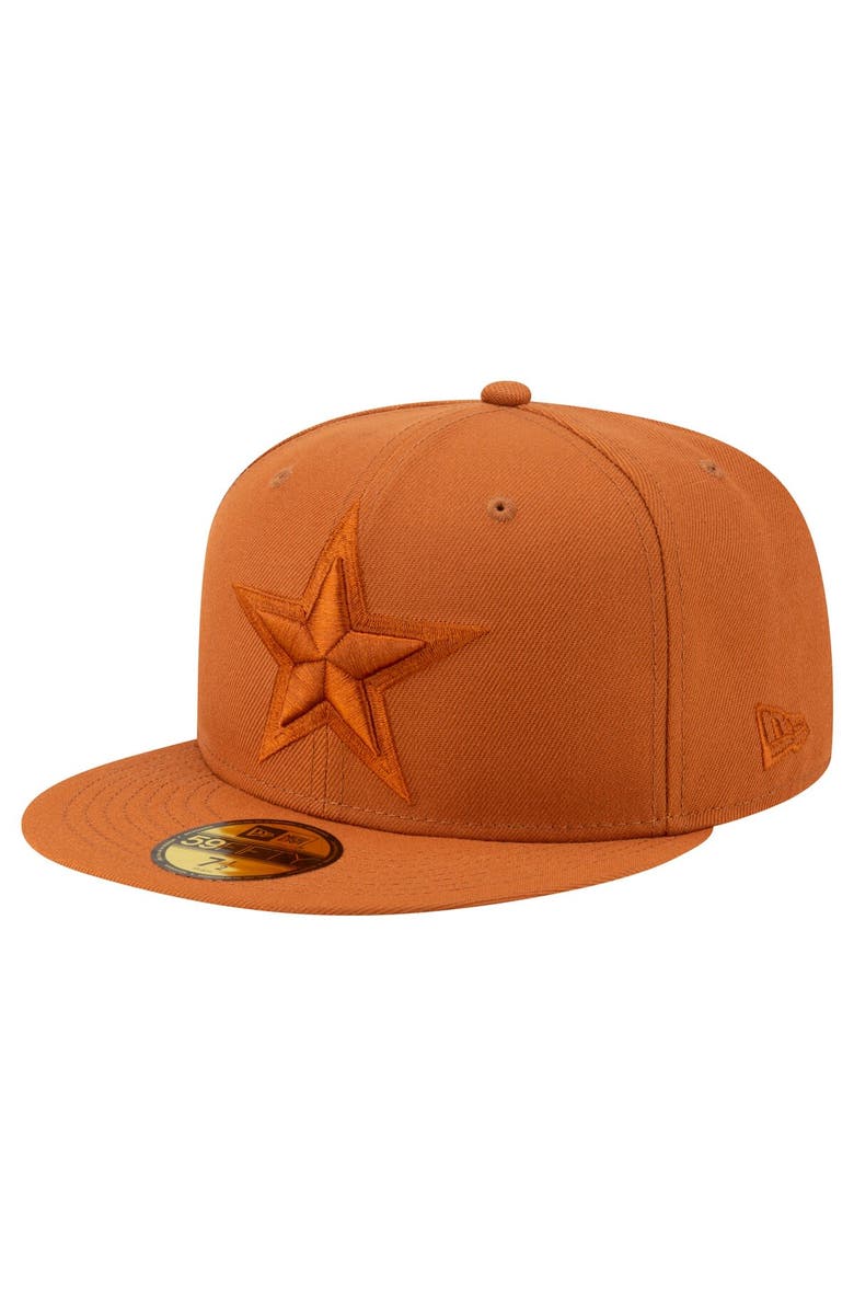 New Era Men's New Era Brown Dallas Cowboys Color Pack 59FIFTY Fitted Hat, Main, color, Brown