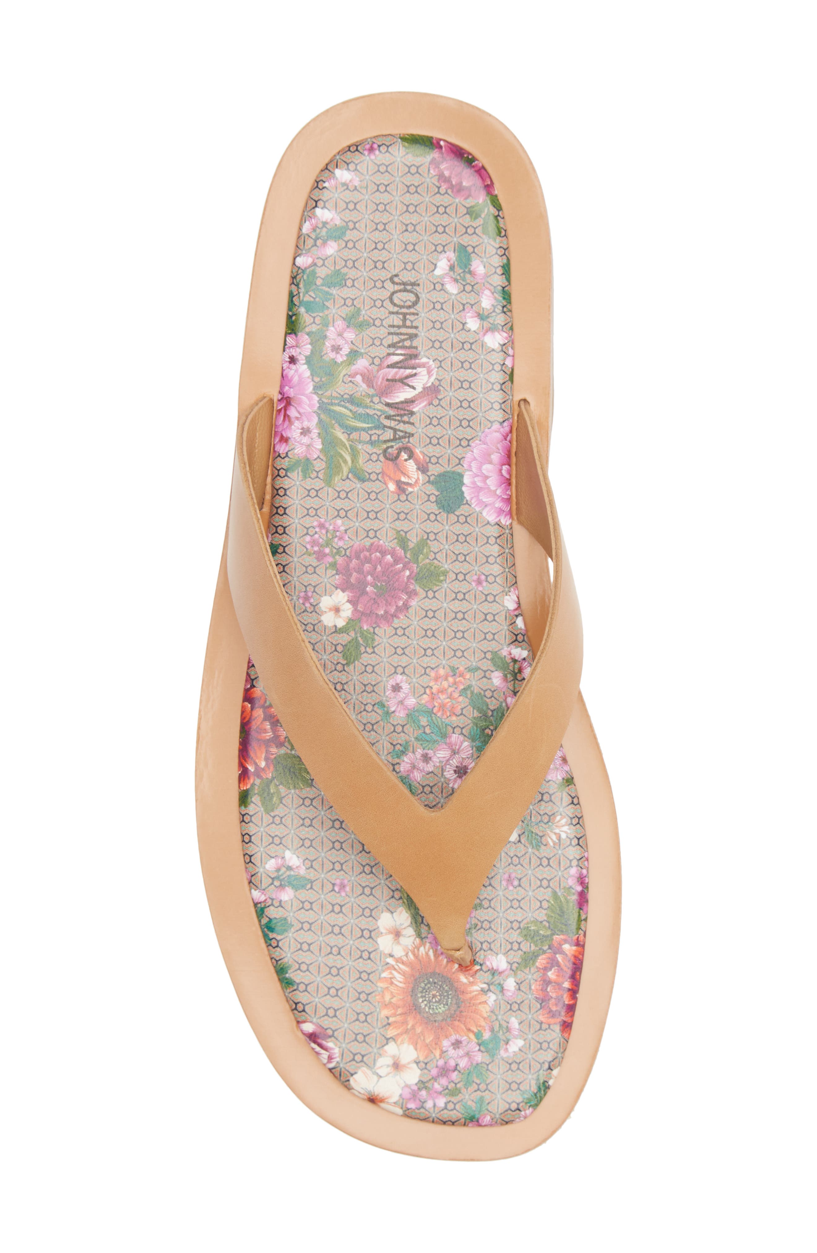 Johnny Was Jenna Flip Flop, Alternate, color, 