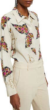 ottod'Ame Viscose Printed Shirt