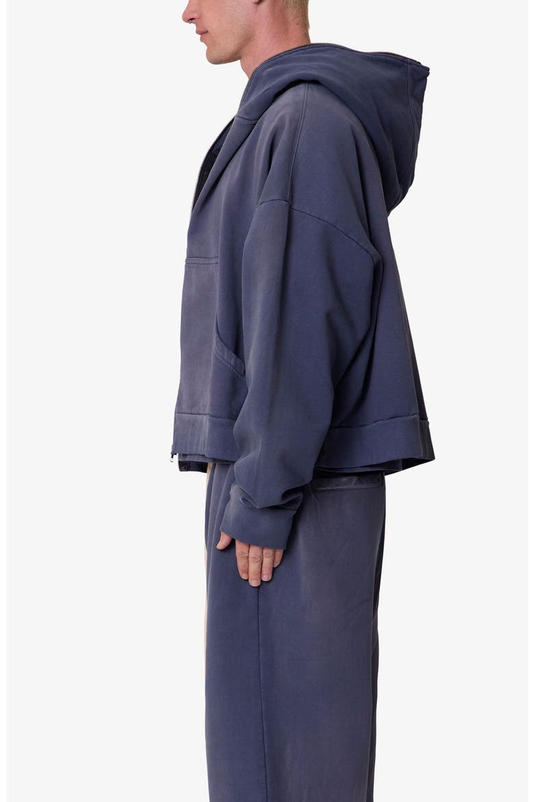 Cotton Hoodie, Alternate, color, WASHED NAVY
