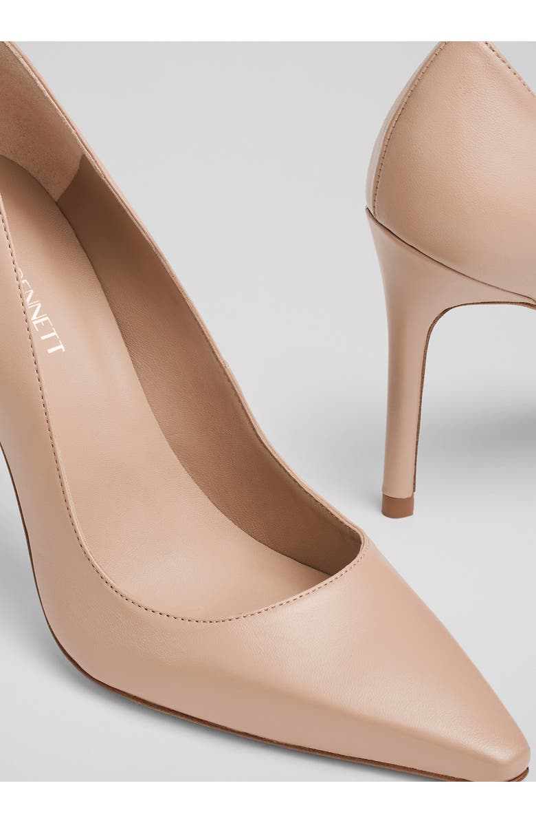 LK Bennett Fern Pointed Toe Pump, Alternate, color, Trench Smooth Leather