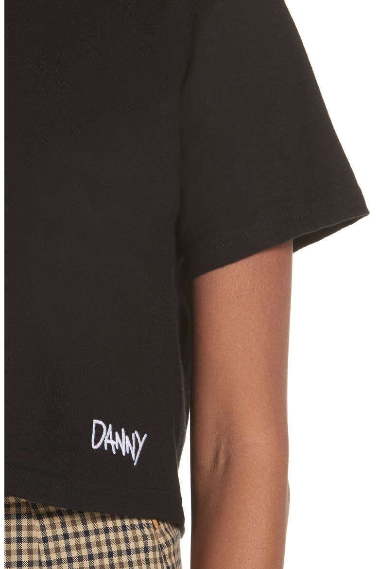 x Paramount Grease Danny Crop Top (Nordstrom Exclusive), Alternate, color, DANNY BLACK