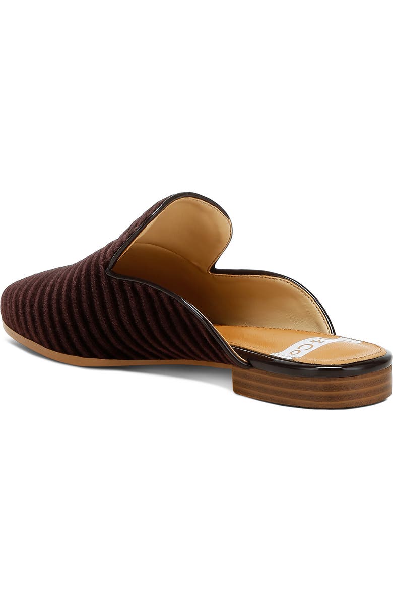 Rag & Co Ouzini Textured Velvet Mule, Alternate, color, Brown