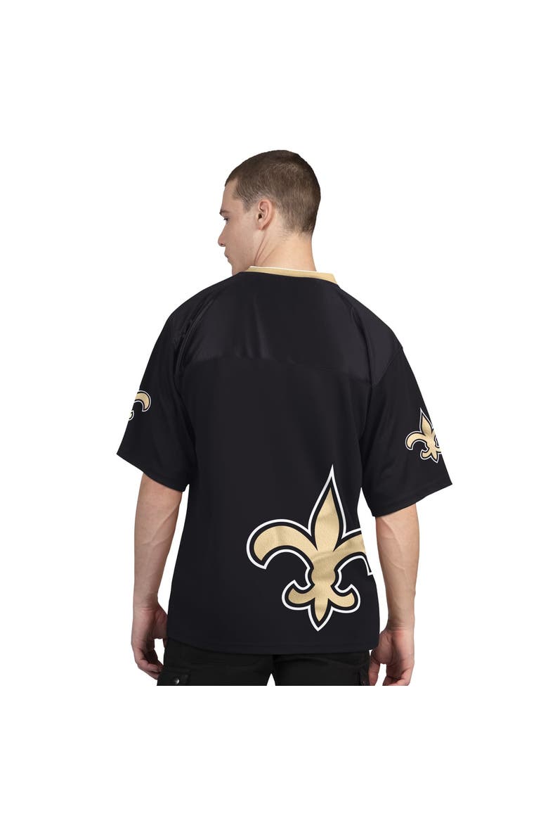 Men's Starter Black/White New Orleans Saints Short Sleeve & Long Sleeve T-Shirt Combo Pack, Alternate, color, Black