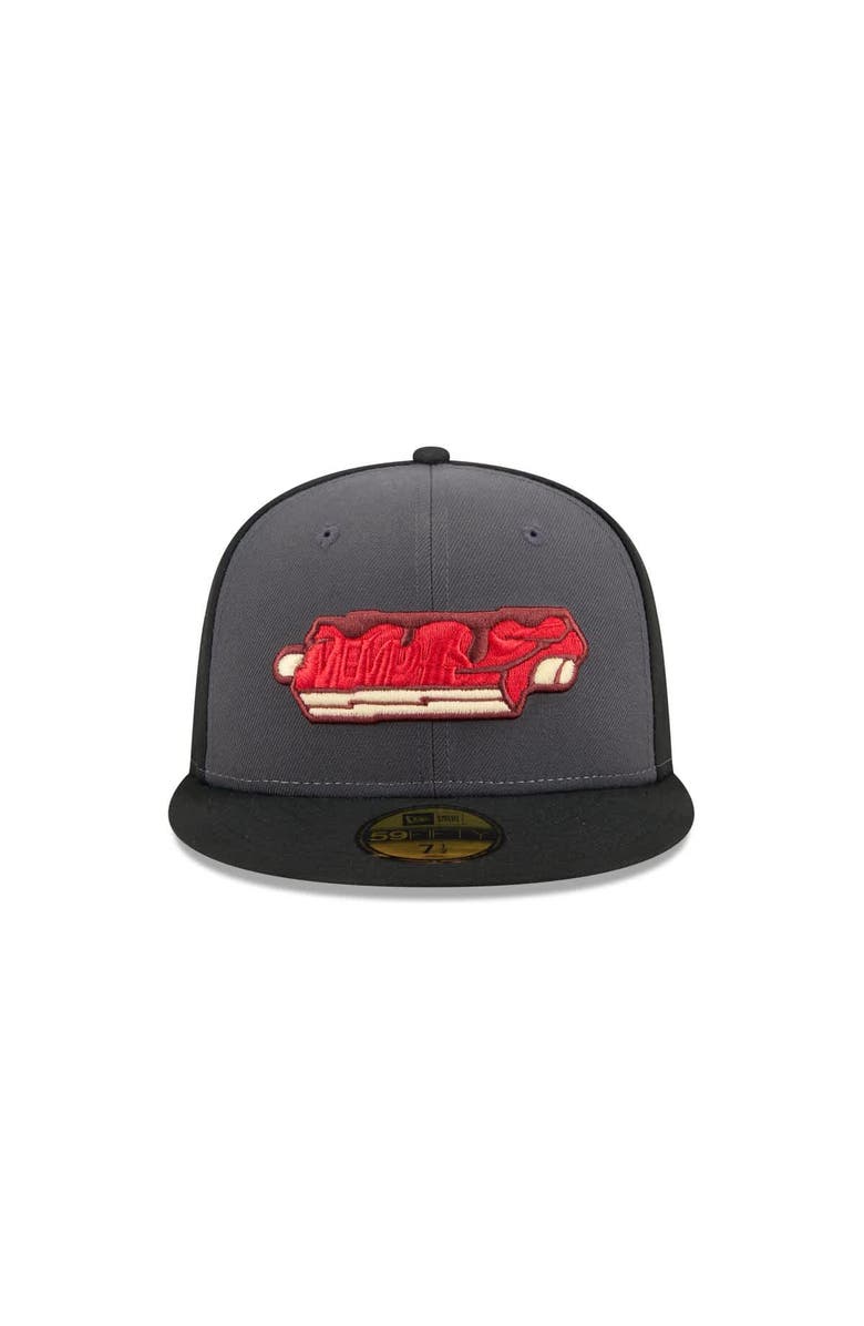 New Era Men's New Era  Gray Memphis Redbirds Theme Nights 59FIFTY Fitted Hat, Alternate, color, Gray