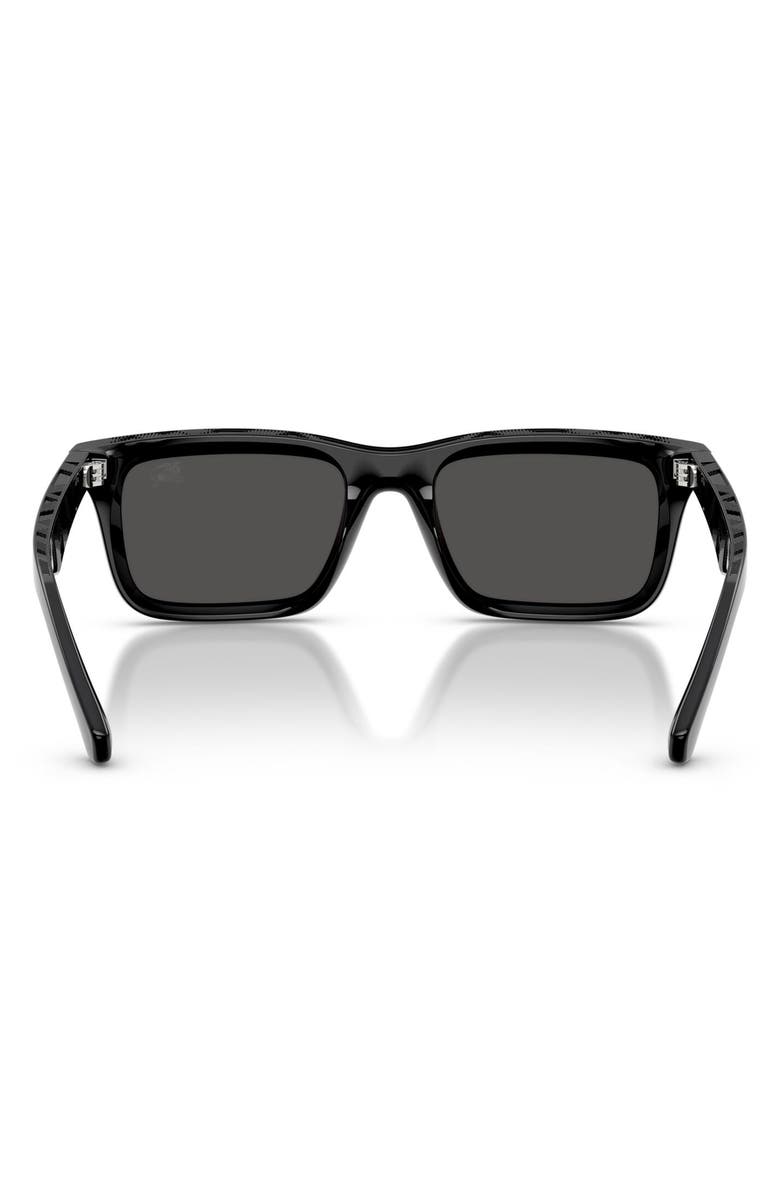 Burberry 53mm Rectangular Sunglasses, Alternate, color, 