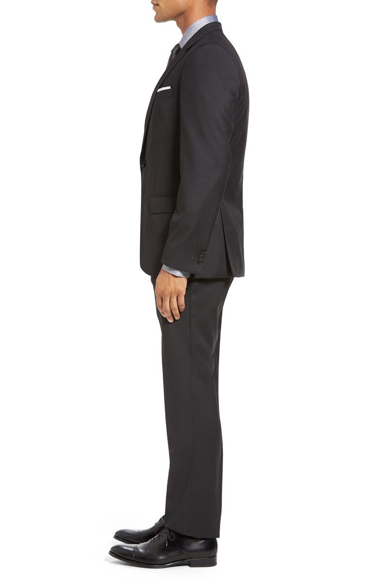 BOSS Huge/Genius Trim Fit Wool Suit, Alternate, color,