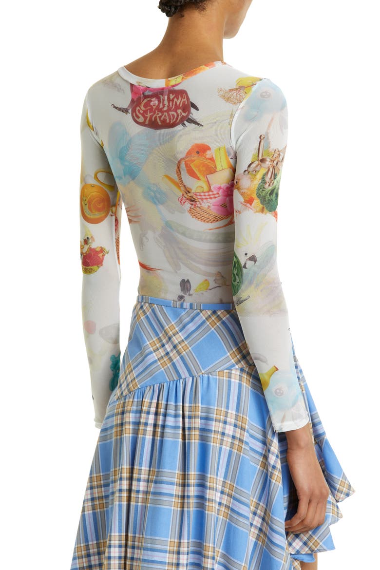 Incredible Arrangements Cardio Mesh Long Sleeve Top, Alternate, color, INCREDIBLE ARRANGEMENTS