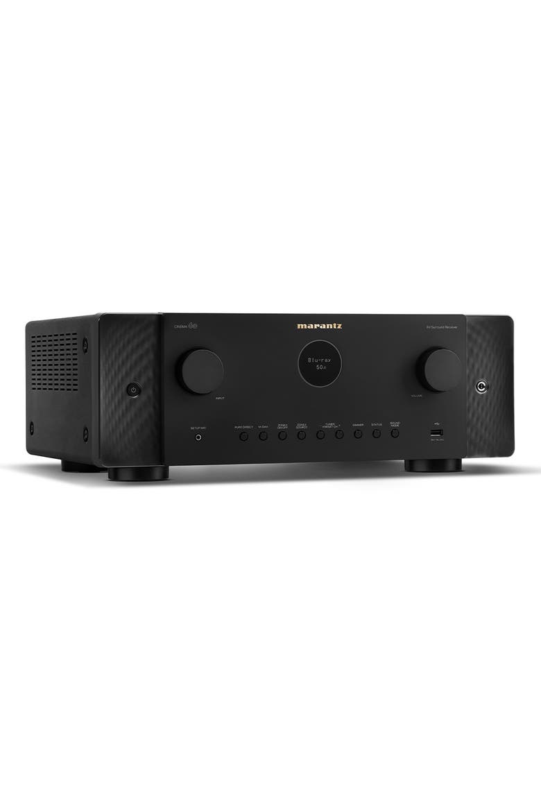 Cinema 60 7.2 Channel 8K Home Theater Receiver with Dolby Atmos, DTSX, and HEOS Built-In, Alternate, color, Black