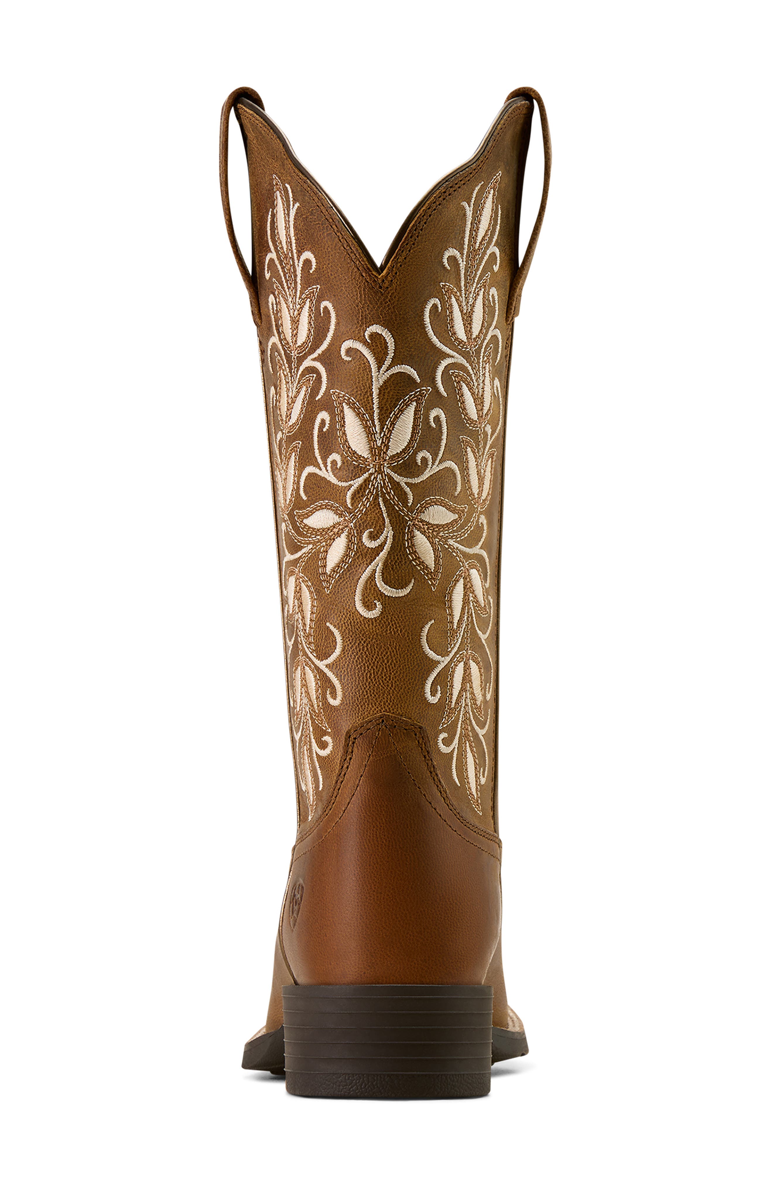 Ariat Round Up Holly Western Boot, Alternate, color, Pearl