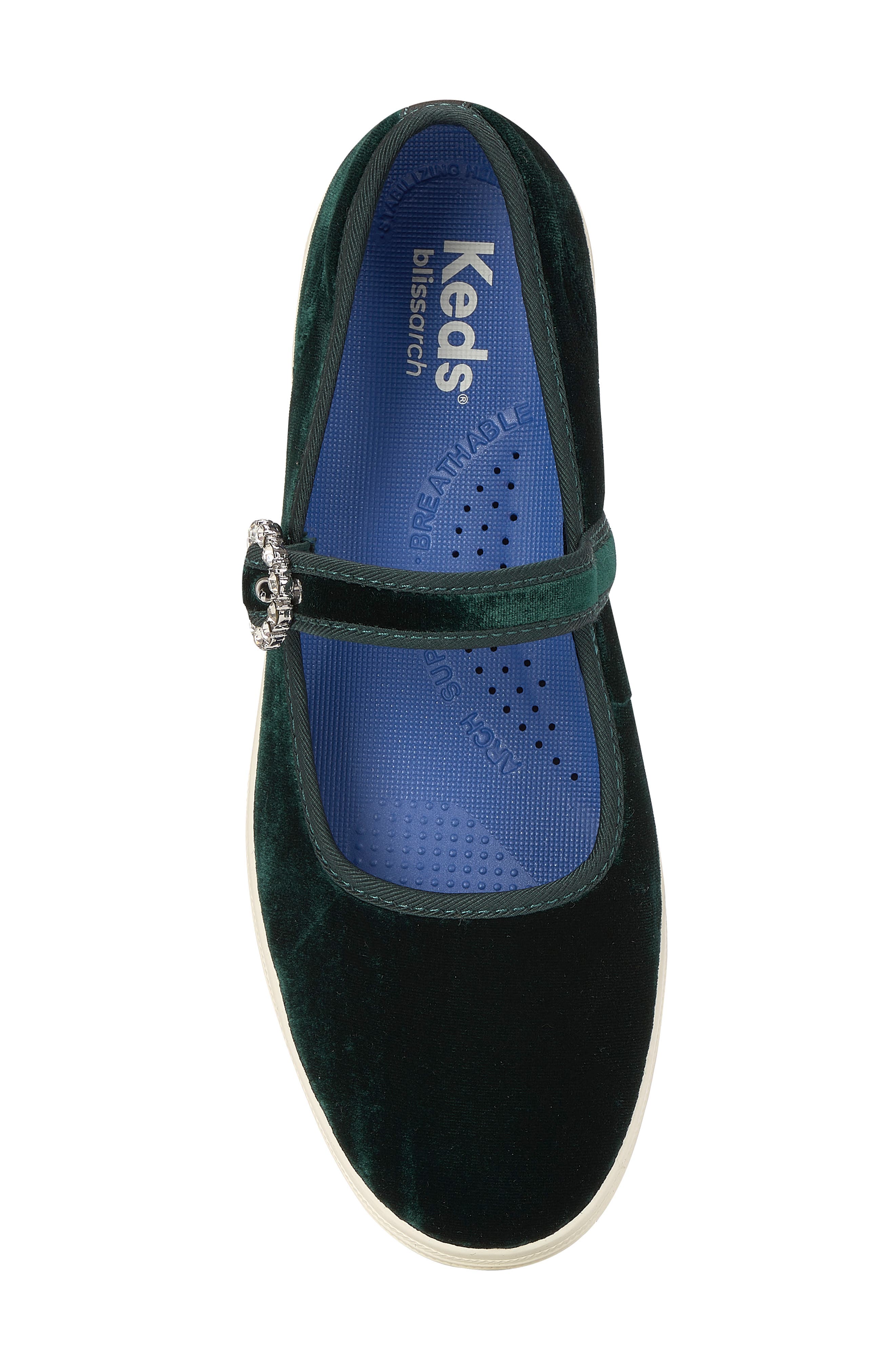Maisie Mary Jane Sneaker, Alternate, color, EMERALD