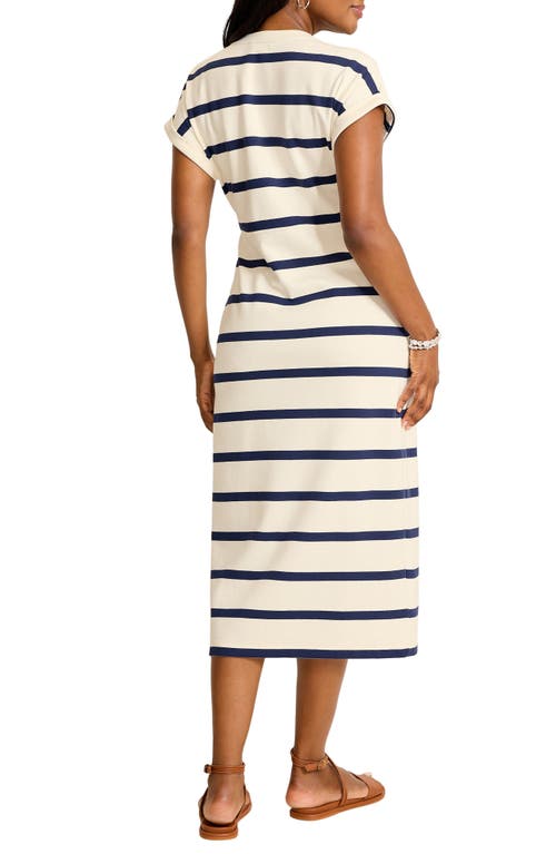 Tommy Bahama Agua Twisted Midi Dress In White