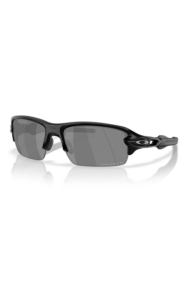 Gender Inclusive Flak 2.0 XL 59mm Polarized Rectangular Sunglasses, Alternate, color, POLISHED BLACK / PRIZM BLACK