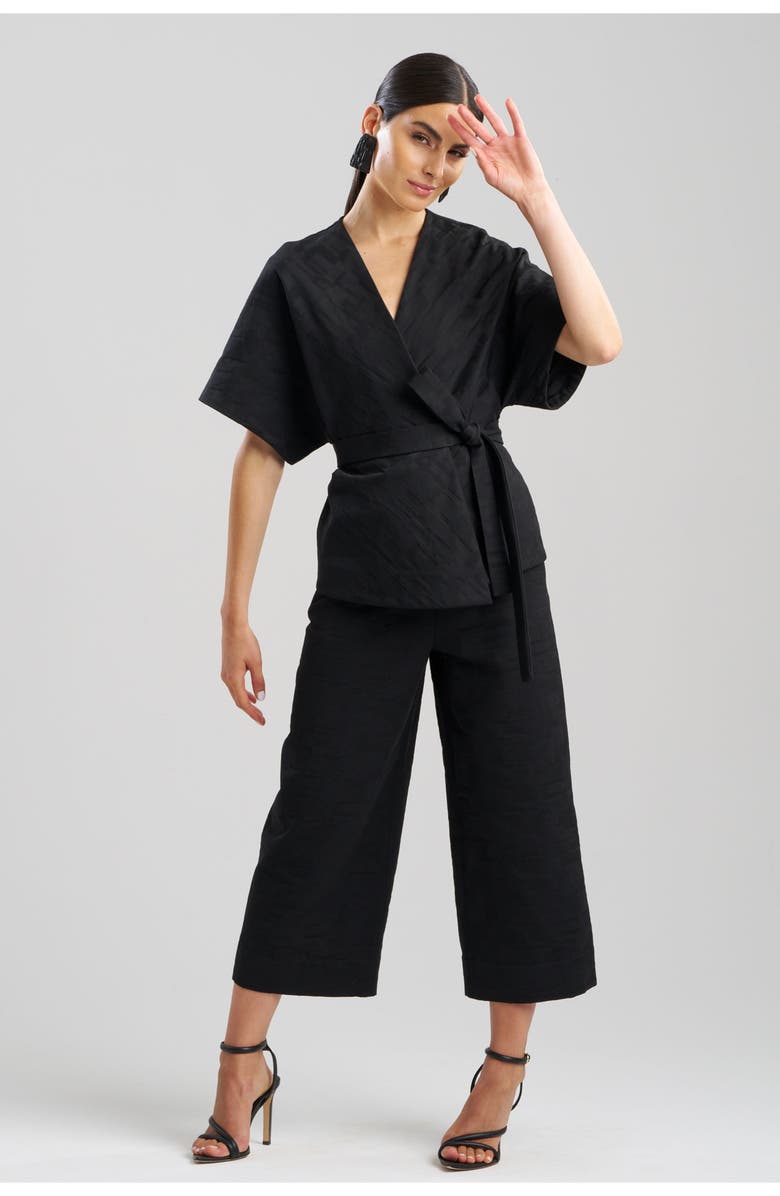 Natori Geo Texture Jacquard Kimona Wrap, Main, color, 