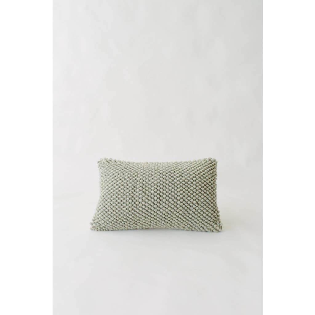 Loom Imports Wool Nub Lumbar Pillow In Gray