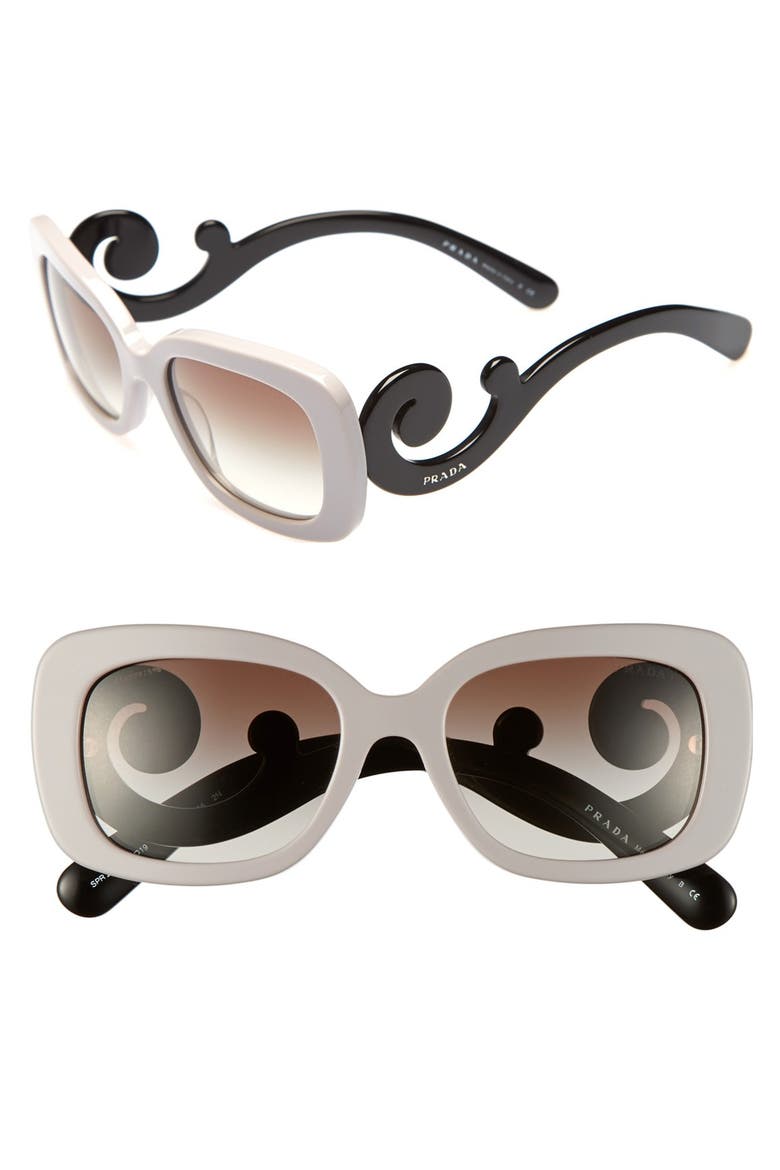 'Baroque' 54mm Sunglasses, Main, color, GREY