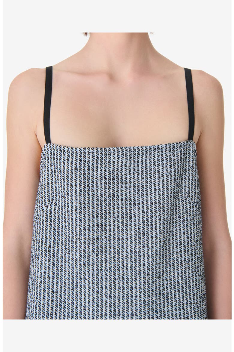 Pima Mini Dress, Alternate, color, SKY BLUE / BLACK / WHITE