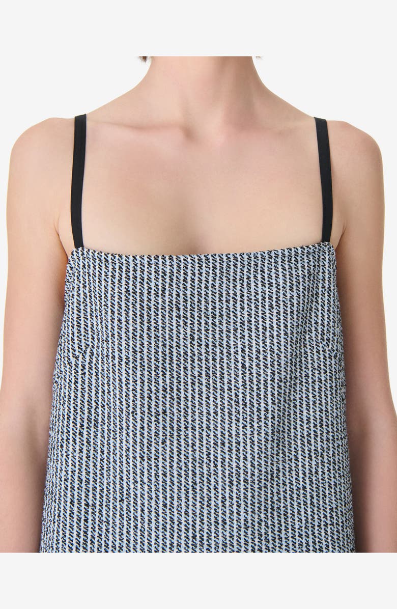 IRO Pima Mini Dress, Alternate, color, Sky Blue / Black / White