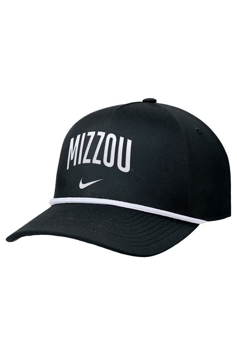 Men's Nike Black Missouri Tigers Rise Adjustable Hat, Main, color, Black
