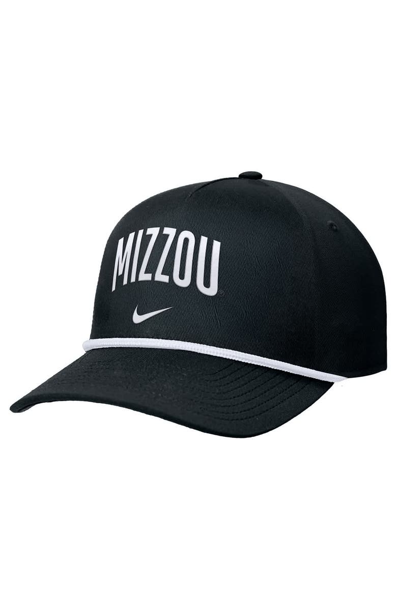 Nike Men's Nike Black Missouri Tigers Rise Adjustable Hat, Main, color, Black