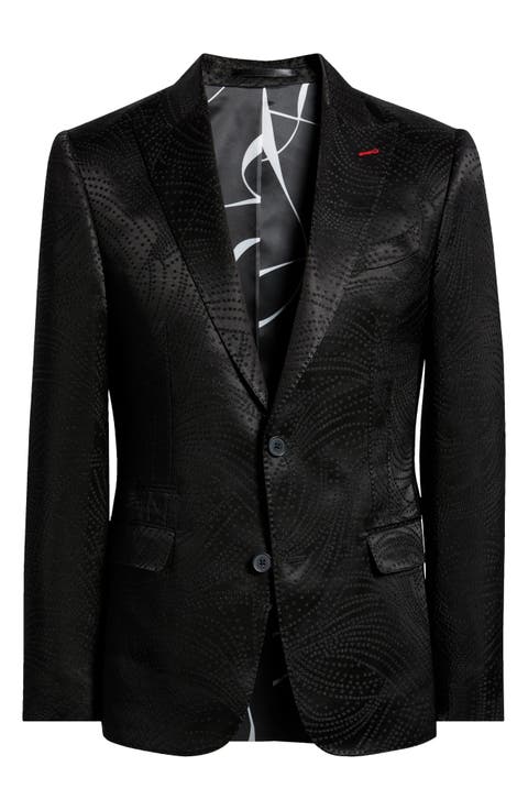 Black Jacquard Blazer