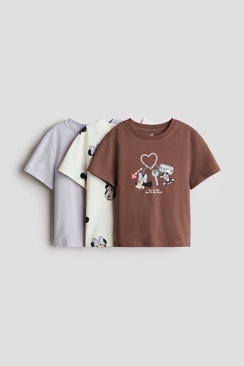 3-pack Printed Cotton T-shirts