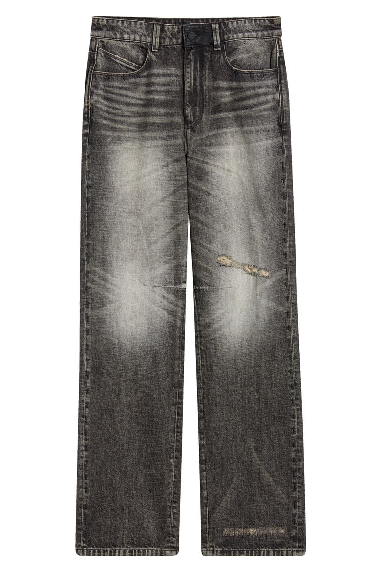 Jonas Distressed Loose Straight Leg Jeans, Alternate, color, ASH STORM SIDE CROSS